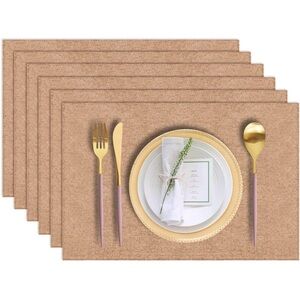 NEW! 6 Cotton Linen Placemats